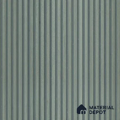 Grey Wooden Louver PN 01627 D 8 ft x 12 inch Charcoal Panel - 8 mm | Suitable for Feature Wall, TV Unit & Living Room | Width is Subjected to 5% Variation