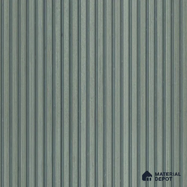 Grey Wooden Louver PN 01627 D 8 ft x 12 inch Charcoal Panel - 8 mm | Suitable for Feature Wall, TV Unit & Living Room | Width is Subjected to 5% Variation