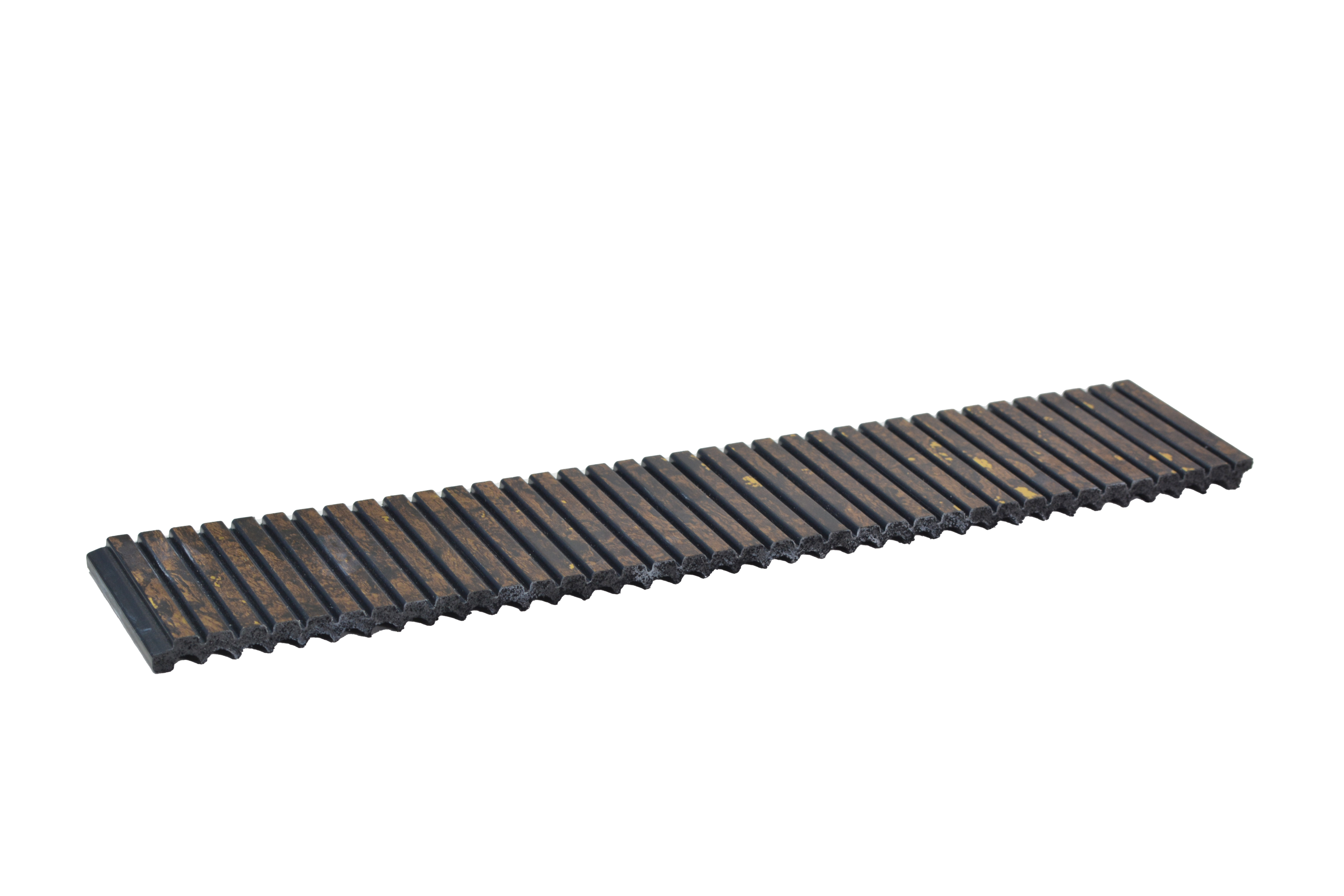 Rustic Brown Wooden Louver PN 01627 E 8 ft x 12 inch Charcoal Panel - 8 mm | Suitable for Feature Wall, TV Unit & Living Room | Width is Subjected to 5% Variation
