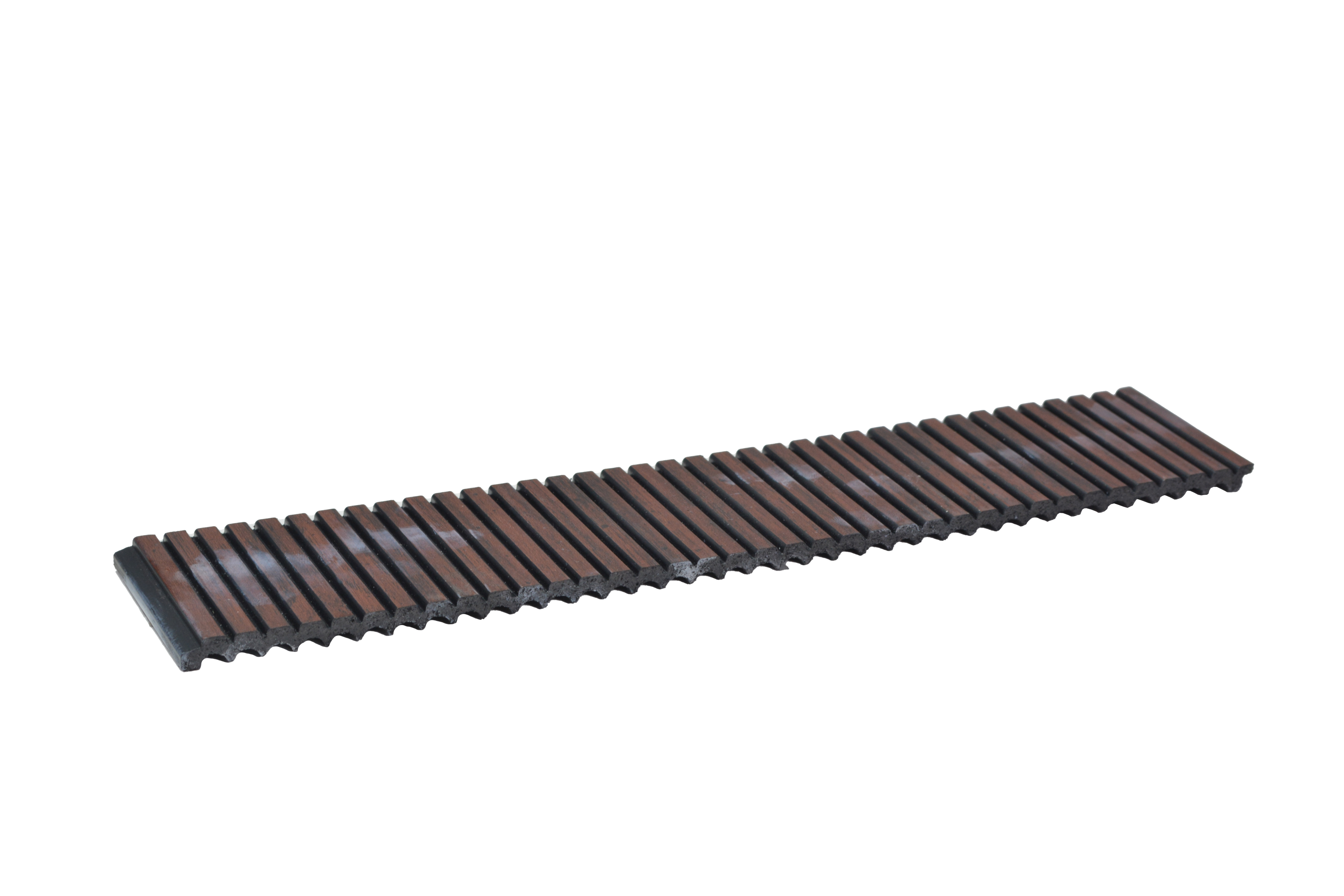 Sandlewood Wooden Louver PN 01627 G 8 ft x 12 inch Charcoal Panel - 8 mm | Suitable for Feature Wall, TV Unit & Living Room | Width is Subjected to 5% Variation