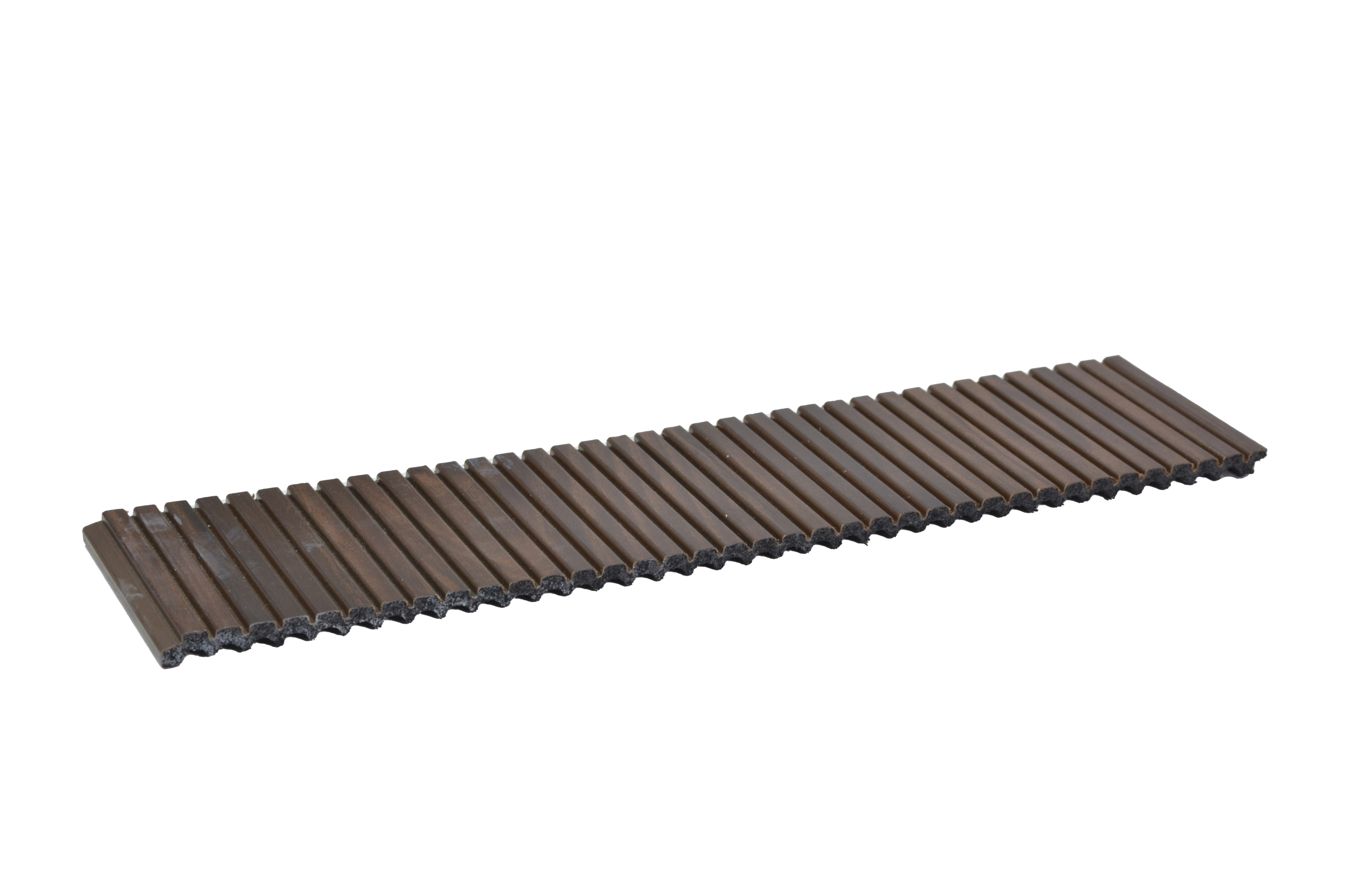 Wenge Wooden Louver PN 01627 8 ft x 12 inch Charcoal Panel - 8 mm | Suitable for Feature Wall, TV Unit & Living Room | Width is Subjected to 5% Variation