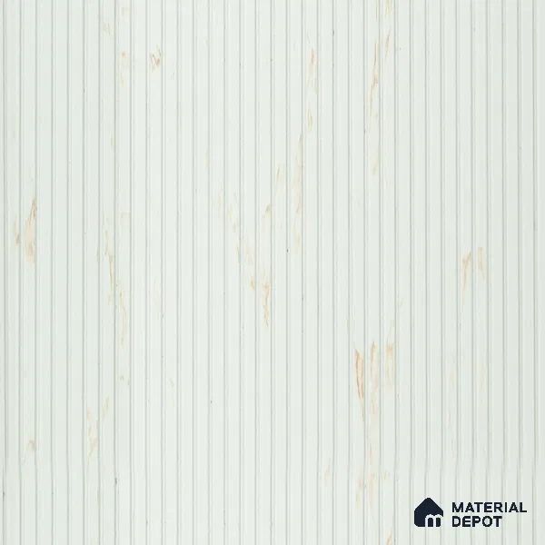 White Marble Louver PN 01627 J 8 ft x 12 inch Charcoal Panel - 8 mm | Suitable for Feature Wall, TV Unit & Living Room | Width is Subjected to 5% Variation