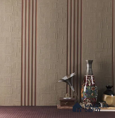 Beige Patterned Louver PN 01632 C 8 ft x 12 inch Charcoal Panel - 8 mm | Suitable for Feature Wall, TV Unit & Living Room | Width is Subjected to 5% Variation
