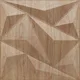 Beige Alps 3D Wall Panel | 1.6 ft x 1.6 ft | Beech Wood - 15 mm | Image 01