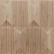 Beige Artisan 3D Wall Panel | 1.6 ft x 1.6 ft | Beech Wood - 15 mm | Image 01