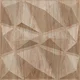 Beige Stone 3D Wall Panel | 1.6 ft x 1.6 ft | Beech Wood - 15 mm | Image 01