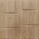 Beige Stream 3D Wall Panel | 1.6 ft x 1.6 ft | Beech Wood - 15 mm | Image 01