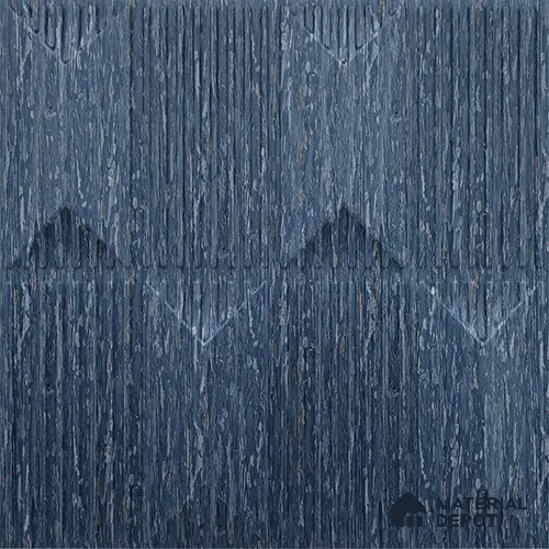 Blue Artisan PVC Matte Finish 3D Wall Panel | 20 in x 20 in | Electric Blue - 15 mm | Suitable for Dining, Feature Wall & TV Unit | Width is Subjected to 5% Variation