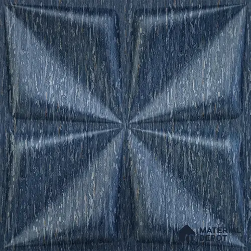 Blue Bloom PVC Matte Finish 3D Wall Panel | 20 in x 20 in | Electric Blue - 15 mm | Suitable for Dining, Feature Wall & TV Unit | Width is Subjected to 5% Variation