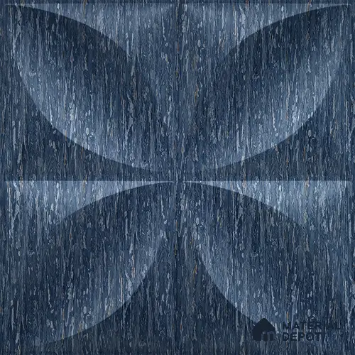 Blue Butterfly PVC Matte Finish 3D Wall Panel | 20 in x 20 in | Electric Blue - 15 mm | Suitable for Dining, Feature Wall & TV Unit | Width is Subjected to 5% Variation