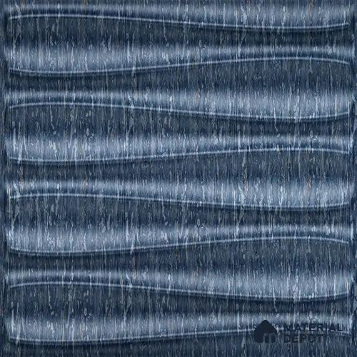 Blue Dune PVC Matte Finish 3D Wall Panel | 20 in x 20 in | Electric Blue - 15 mm | Suitable for Dining, Feature Wall & TV Unit | Width is Subjected to 5% Variation