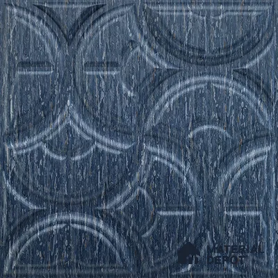Blue Luna PVC Matte Finish 3D Wall Panel | 20 in x 20 in | Electric Blue - 15 mm | Suitable for Dining, Feature Wall & TV Unit | Width is Subjected to 5% Variation