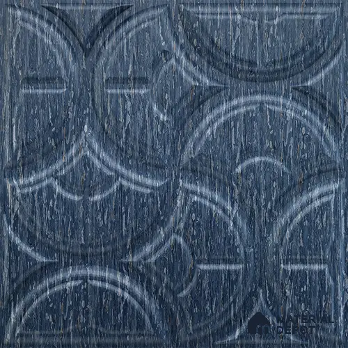 Blue Luna PVC Matte Finish 3D Wall Panel | 20 in x 20 in | Electric Blue - 15 mm | Suitable for Dining, Feature Wall & TV Unit | Width is Subjected to 5% Variation