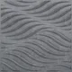 Grey Swirl 3D Wall Panel | 1.6 ft x 1.6 ft | Gray Marble - 15 mm | Image 01