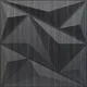 Grey Alps 3D Wall Panel | 1.6 ft x 1.6 ft | Gray Pine Wood - 15 mm | Image 01