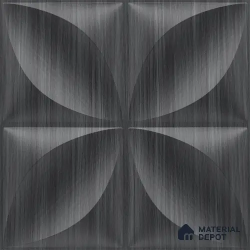 Grey Butterfly PVC Matte Finish 3D Wall Panel | 20 in x 20 in | Gray Pine Wood - 15 mm | Suitable for Dining, Feature Wall & TV Unit | Width is Subjected to 5% Variation