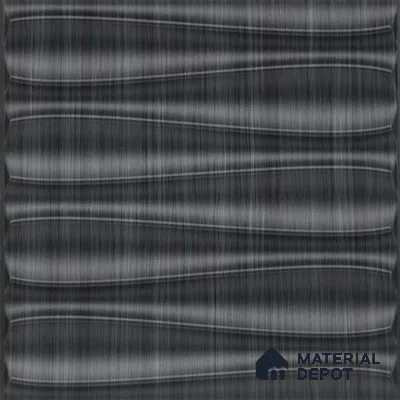 Grey Dune PVC Matte Finish 3D Wall Panel | 20 in x 20 in | Gray Pine Wood - 15 mm | Suitable for Dining, Feature Wall & TV Unit | Width is Subjected to 5% Variation