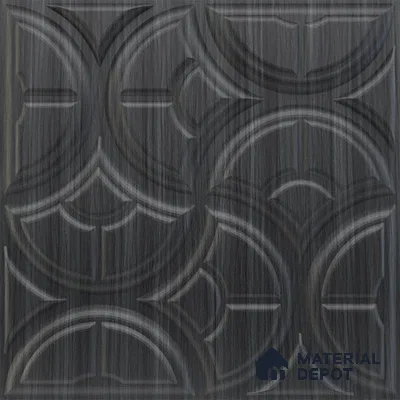 Grey Luna PVC Matte Finish 3D Wall Panel | 20 in x 20 in | Gray Pine Wood - 15 mm | Suitable for Dining, Feature Wall & TV Unit | Width is Subjected to 5% Variation