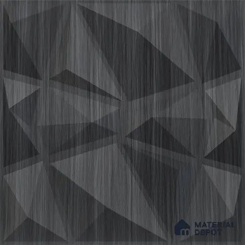 Grey Stone PVC Matte Finish 3D Wall Panel | 20 in x 20 in | Gray Pine Wood - 15 mm | Suitable for Dining, Feature Wall & TV Unit | Width is Subjected to 5% Variation