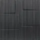Grey Stream 3D Wall Panel | 1.6 ft x 1.6 ft | Gray Pine Wood - 15 mm | Image 01