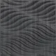 Grey Swirl 3D Wall Panel | 1.6 ft x 1.6 ft | Gray Pine Wood - 15 mm | Image 01