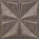 Brown Bloom 3D Wall Panel | 1.6 ft x 1.6 ft | Magnum Brown - 15 mm | Image 01