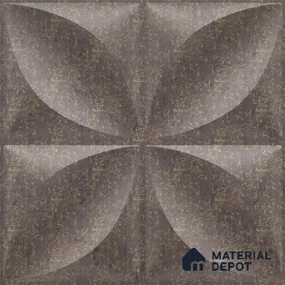 Brown Butterfly PVC Matte Finish 3D Wall Panel | 20 in x 20 in | Magnum Brown - 15 mm | Suitable for Dining, Feature Wall & TV Unit | Width is Subjected to 5% Variation