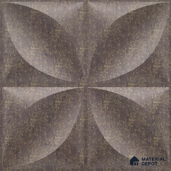Brown Butterfly PVC Matte Finish 3D Wall Panel | 20 in x 20 in | Magnum Brown - 15 mm | Suitable for Dining, Feature Wall & TV Unit | Width is Subjected to 5% Variation