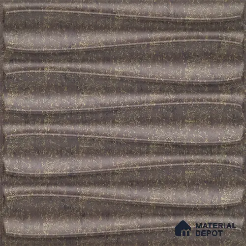 Brown Dune PVC Matte Finish 3D Wall Panel | 20 in x 20 in | Magnum Brown - 15 mm | Suitable for Dining, Feature Wall & TV Unit | Width is Subjected to 5% Variation