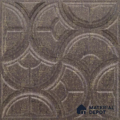 Brown Luna PVC Matte Finish 3D Wall Panel | 20 in x 20 in | Magnum Brown - 15 mm | Suitable for Dining, Feature Wall & TV Unit | Width is Subjected to 5% Variation