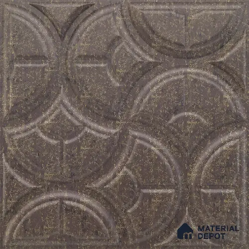 Brown Luna PVC Matte Finish 3D Wall Panel | 20 in x 20 in | Magnum Brown - 15 mm | Suitable for Dining, Feature Wall & TV Unit | Width is Subjected to 5% Variation