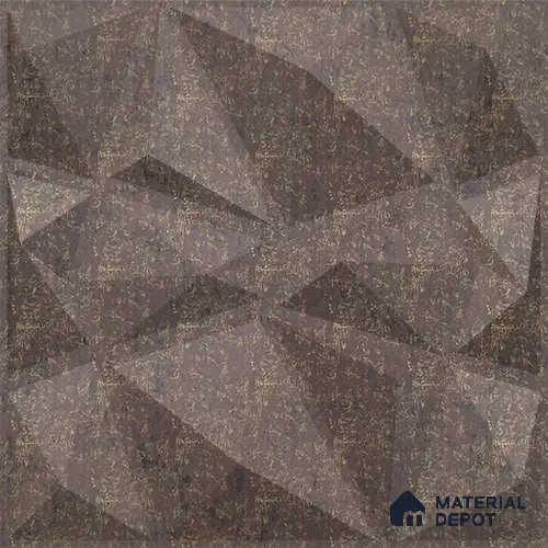 Brown Stone PVC Matte Finish 3D Wall Panel | 20 in x 20 in | Magnum Brown - 15 mm | Suitable for Dining, Feature Wall & TV Unit | Width is Subjected to 5% Variation
