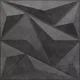 Grey Alps 3D Wall Panel | 1.6 ft x 1.6 ft | Nexa Gray - 15 mm | Image 01