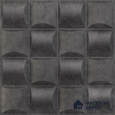 Grey Block PVC Matte Finish 3D Wall Panel | 20 in x 20 in | Nexa Gray - 15 mm | Suitable for Dining, Feature Wall & TV Unit | Width is Subjected to 5% Variation