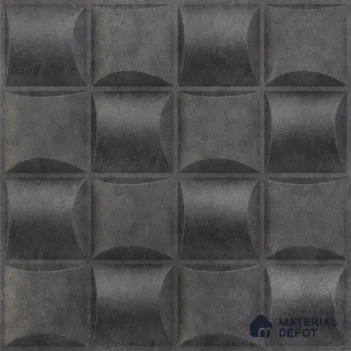 Grey Block PVC Matte Finish 3D Wall Panel | 20 in x 20 in | Nexa Gray - 15 mm | Suitable for Dining, Feature Wall & TV Unit | Width is Subjected to 5% Variation