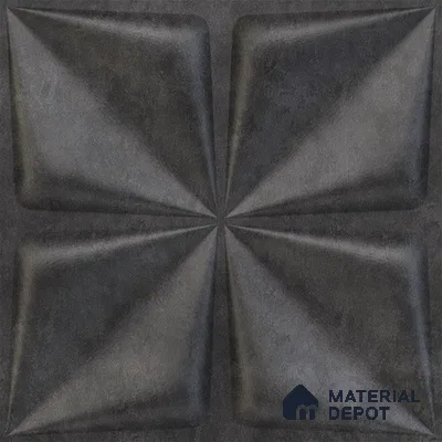 Grey Bloom PVC Matte Finish 3D Wall Panel | 20 in x 20 in | Nexa Gray - 15 mm | Suitable for Dining, Feature Wall & TV Unit | Width is Subjected to 5% Variation