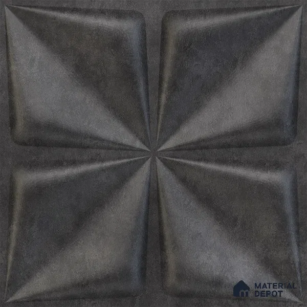 Grey Bloom PVC Matte Finish 3D Wall Panel | 20 in x 20 in | Nexa Gray - 15 mm | Suitable for Dining, Feature Wall & TV Unit | Width is Subjected to 5% Variation