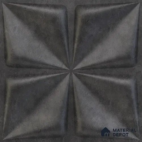 Grey Bloom PVC Matte Finish 3D Wall Panel | 20 in x 20 in | Nexa Gray - 15 mm | Suitable for Dining, Feature Wall & TV Unit | Width is Subjected to 5% Variation