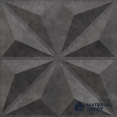 Grey Crystal PVC Matte Finish 3D Wall Panel | 20 in x 20 in | Nexa Gray - 15 mm | Suitable for Dining, Feature Wall & TV Unit | Width is Subjected to 5% Variation