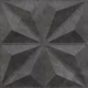 Grey Crystal 3D Wall Panel | 1.6 ft x 1.6 ft | Nexa Gray - 15 mm | Image 01