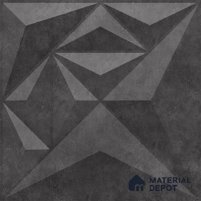 Grey Diamond PVC Matte Finish 3D Wall Panel | 20 in x 20 in | Nexa Gray - 15 mm | Suitable for Dining, Feature Wall & TV Unit | Width is Subjected to 5% Variation