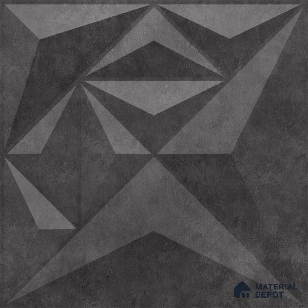 Grey Diamond PVC Matte Finish 3D Wall Panel | 20 in x 20 in | Nexa Gray - 15 mm | Suitable for Dining, Feature Wall & TV Unit | Width is Subjected to 5% Variation