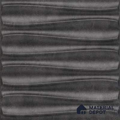 Grey Dune PVC Matte Finish 3D Wall Panel | 20 in x 20 in | Nexa Gray - 15 mm | Suitable for Dining, Feature Wall & TV Unit | Width is Subjected to 5% Variation