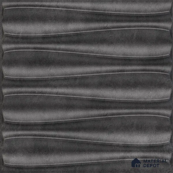 Grey Dune PVC Matte Finish 3D Wall Panel | 20 in x 20 in | Nexa Gray - 15 mm | Suitable for Dining, Feature Wall & TV Unit | Width is Subjected to 5% Variation