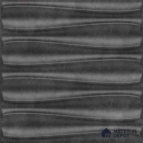 Grey Dune PVC Matte Finish 3D Wall Panel | 20 in x 20 in | Nexa Gray - 15 mm | Suitable for Dining, Feature Wall & TV Unit | Width is Subjected to 5% Variation
