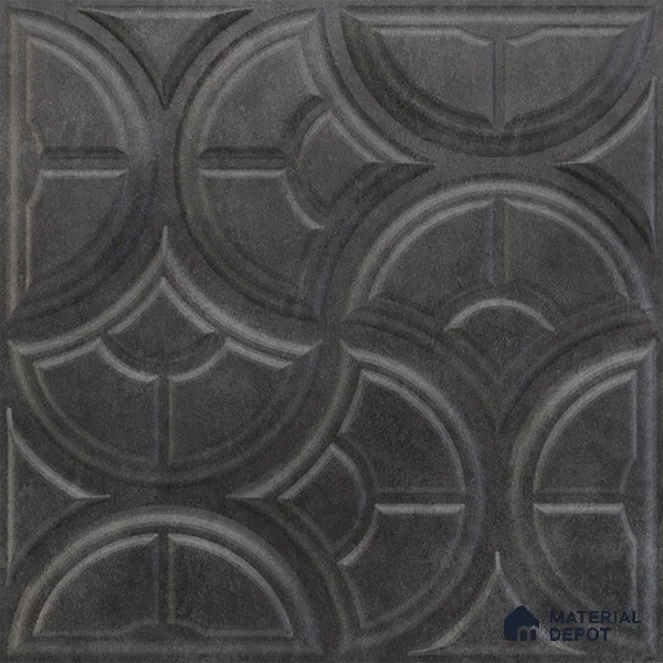 Grey Luna PVC Matte Finish 3D Wall Panel | 20 in x 20 in | Nexa Gray - 15 mm | Suitable for Dining, Feature Wall & TV Unit | Width is Subjected to 5% Variation