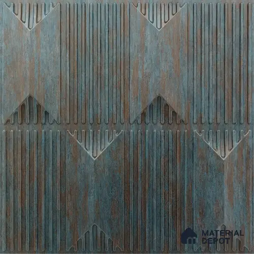 Black Artisan PVC Matte Finish 3D Wall Panel | 20 in x 20 in | Rustic Wood - 15 mm | Suitable for Dining, Feature Wall & TV Unit | Width is Subjected to 5% Variation