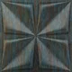 Black Bloom 3D Wall Panel | 1.6 ft x 1.6 ft | Rustic Wood - 15 mm | Image 01