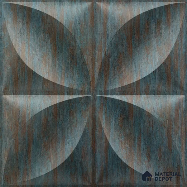 Black Butterfly PVC Matte Finish 3D Wall Panel | 20 in x 20 in | Rustic Wood - 15 mm | Suitable for Dining, Feature Wall & TV Unit | Width is Subjected to 5% Variation