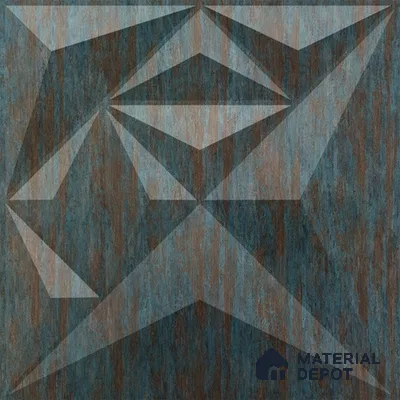 Black Diamond PVC Matte Finish 3D Wall Panel | 20 in x 20 in | Rustic Wood - 15 mm | Suitable for Dining, Feature Wall & TV Unit | Width is Subjected to 5% Variation
